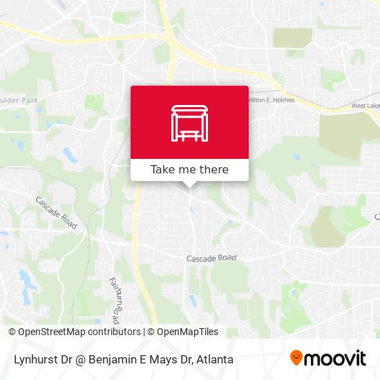 Lynhurst Dr @ Benjamin E Mays Dr map