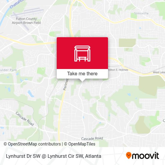 Lynhurst Dr SW @ Lynhurst Cir SW map