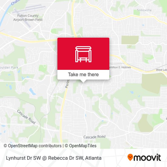 Mapa de Lynhurst Dr SW @ Rebecca Dr SW