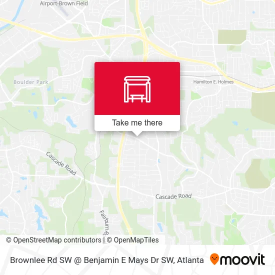 Brownlee Rd SW @ Benjamin E Mays Dr SW map