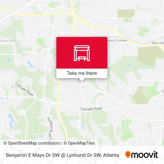 Benjamin E Mays Dr SW @ Lynhurst Dr SW map