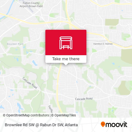 Mapa de Brownlee Rd SW @ Rabun Dr SW