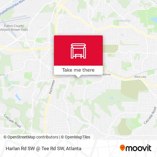 Harlan Rd SW @ Tee Rd SW map