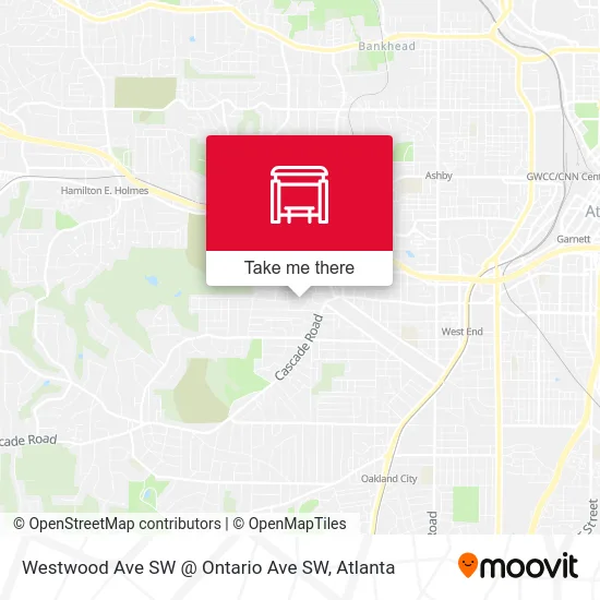 Westwood Ave SW @ Ontario Ave SW map