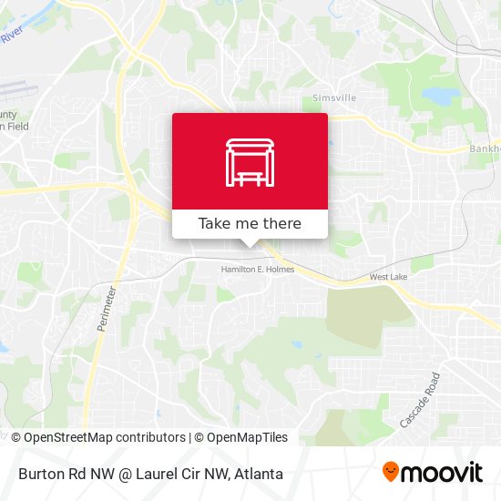 Burton Rd NW @ Laurel Cir NW map