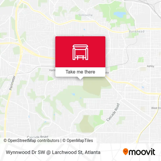 Mapa de Wynnwood Dr SW @ Larchwood St