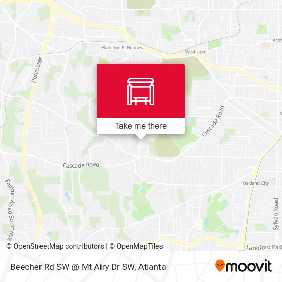 Beecher Rd SW @ Mt Airy Dr SW map