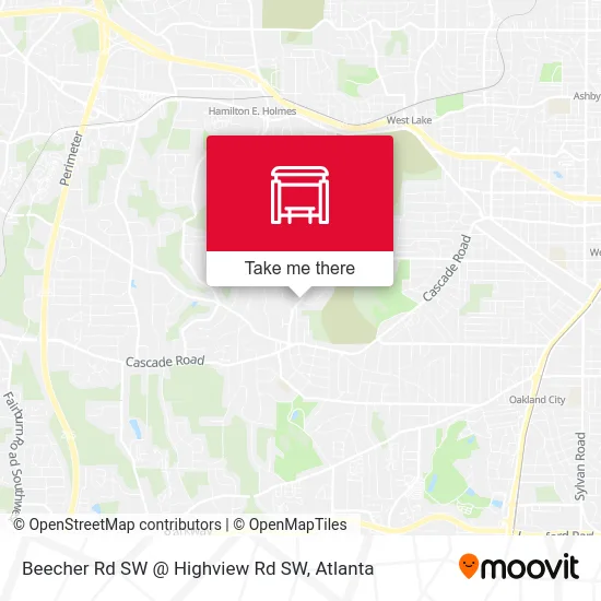 Beecher Rd SW @ Highview Rd SW map