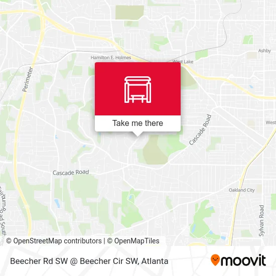 Beecher Rd SW @ Beecher Cir SW map