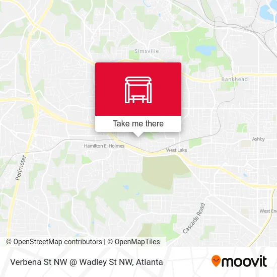 Verbena St NW @ Wadley St NW map