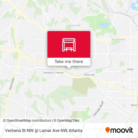 Verbena St NW @ Lamar Ave NW map