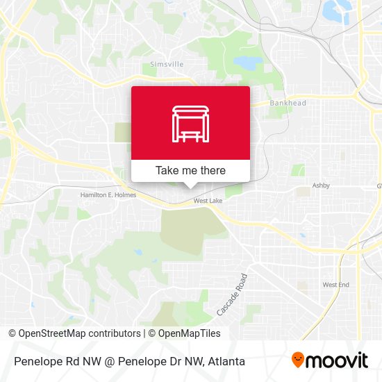 Penelope Rd NW @ Penelope Dr NW map