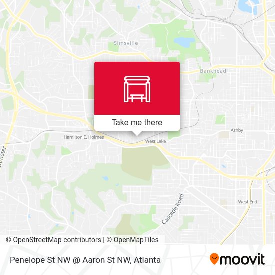Penelope St NW @ Aaron St NW map