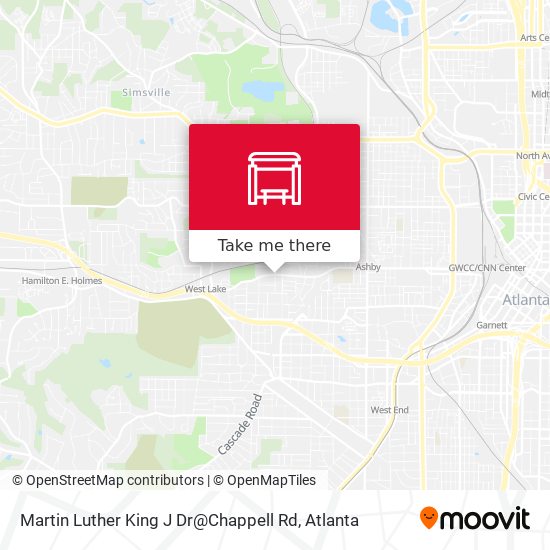 Martin Luther King J Dr@Chappell Rd map