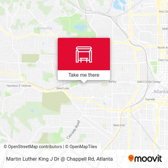 Martin Luther King J Dr @ Chappell Rd map