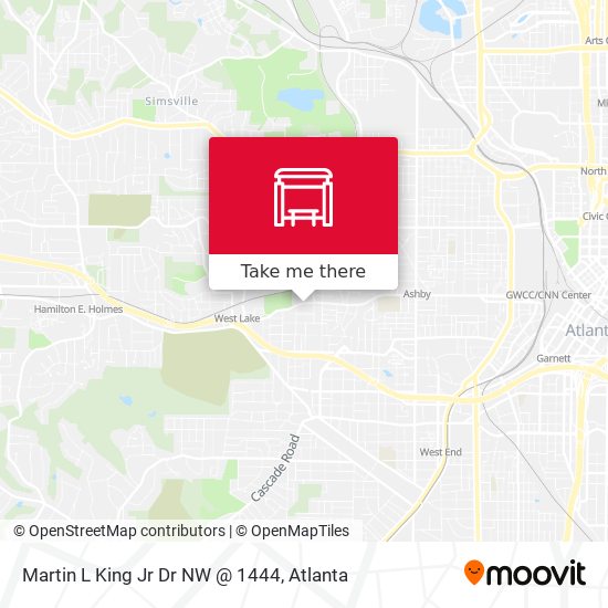 Martin L King Jr Dr NW @ 1444 map