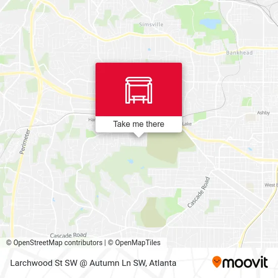 Larchwood St SW @ Autumn Ln SW map