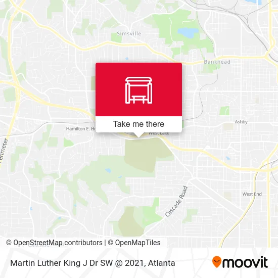 Martin Luther King J Dr SW @ 2021 map
