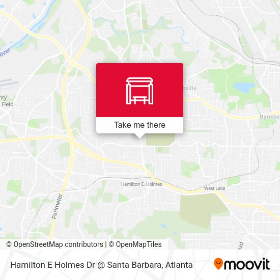 Hamilton E Holmes Dr @ Santa Barbara map