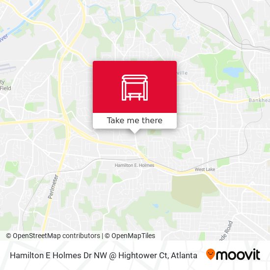 Mapa de Hamilton E Holmes Dr NW @ Hightower Ct