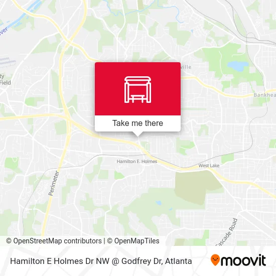 Hamilton E Holmes Dr NW @ Godfrey Dr map