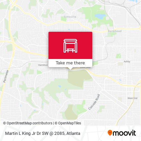 Martin L King Jr Dr SW @ 2085 map