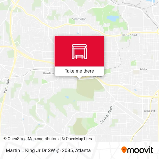 Martin L King Jr Dr SW @ 2085 map