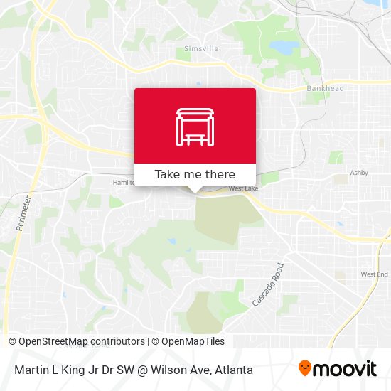 Martin L King Jr Dr SW @ Wilson Ave map