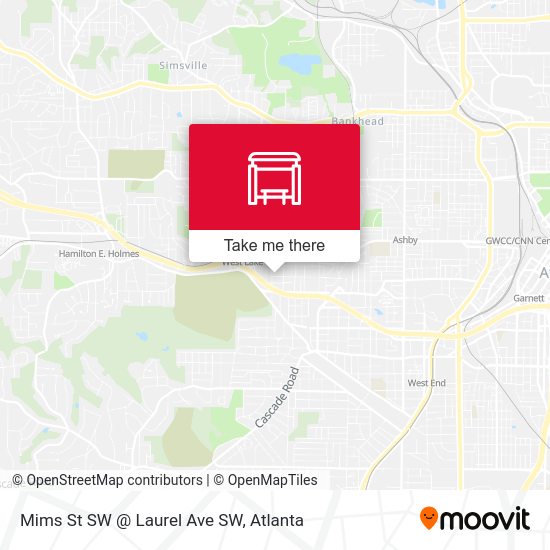 Mapa de Mims St SW @ Laurel Ave SW