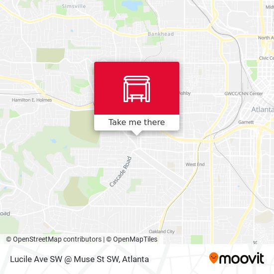 Lucile Ave SW @ Muse St SW map