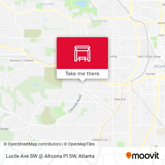 Mapa de Lucile Ave SW @ Altoona Pl SW