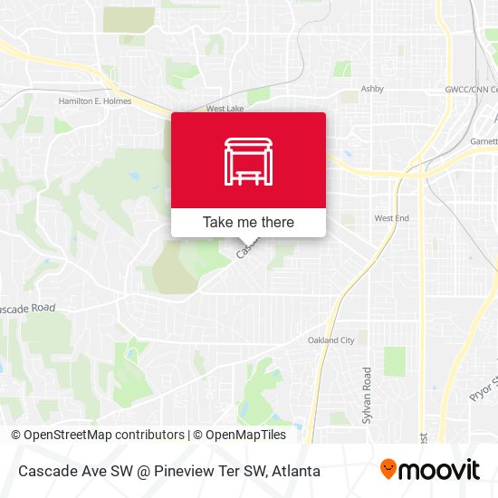 Mapa de Cascade Ave SW @ Pineview Ter SW