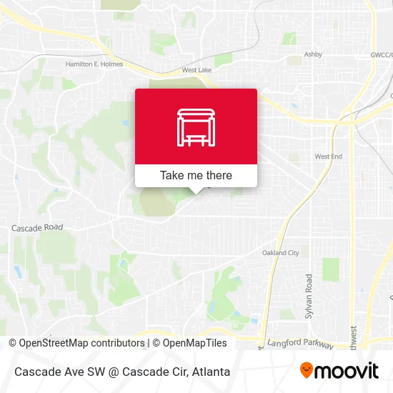 Mapa de Cascade Ave SW @ Cascade Cir