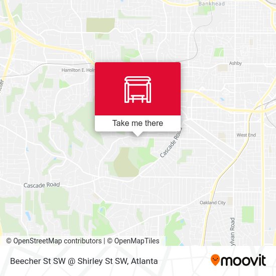 Mapa de Beecher St SW @ Shirley St SW