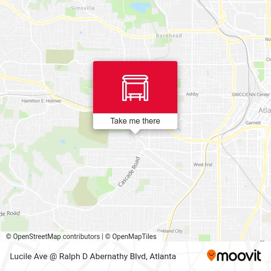 Lucile Ave @ Ralph D Abernathy Blvd map