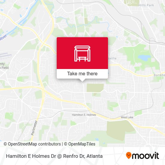 Hamilton E Holmes Dr @ Renfro Dr map
