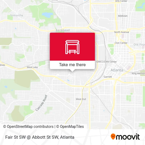 Mapa de Fair St SW @ Abbott St SW