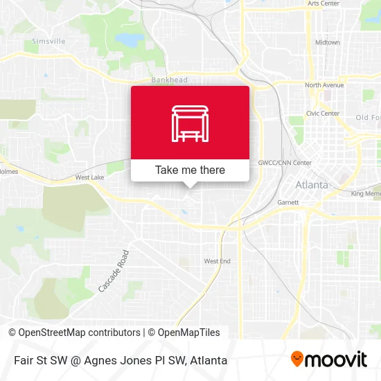 Fair St SW @ Agnes Jones Pl SW map