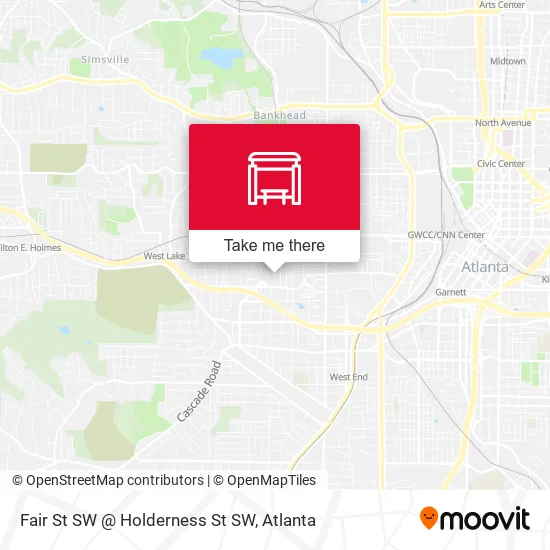 Mapa de Fair St SW @ Holderness St SW