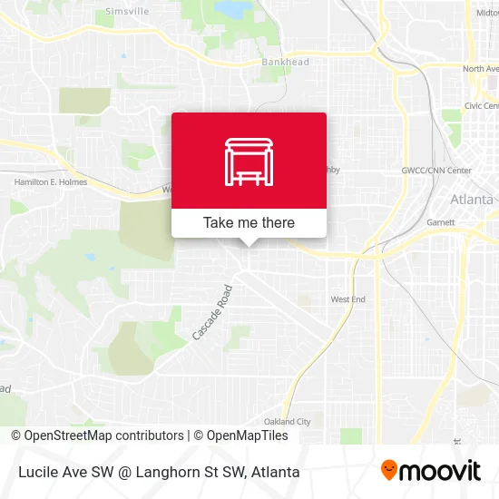 Lucile Ave SW @ Langhorn St SW map