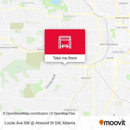 Lucile Ave SW @ Atwood St SW map