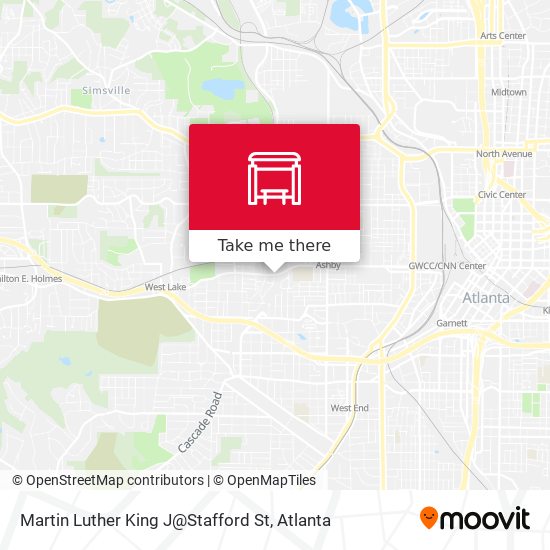 Martin Luther King J@Stafford St map