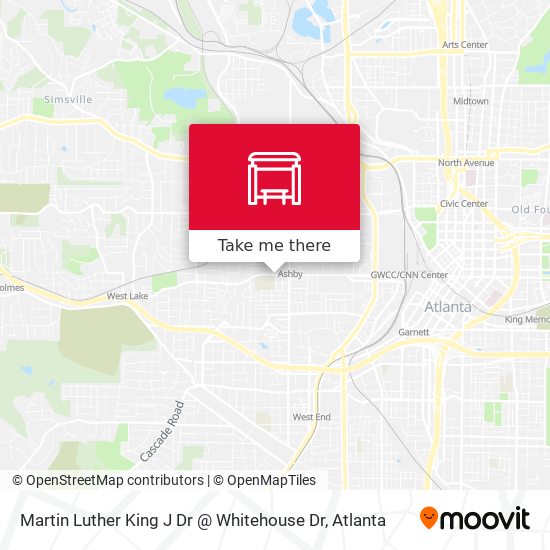 Mapa de Martin Luther King J Dr @ Whitehouse Dr