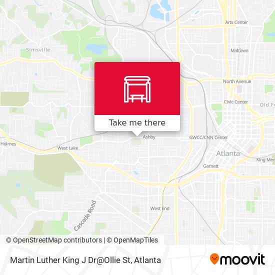 Martin Luther King J Dr@Ollie St map