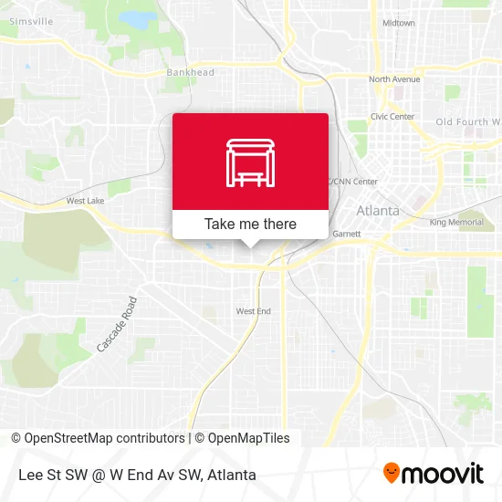 Mapa de Lee St SW @ W End Av SW