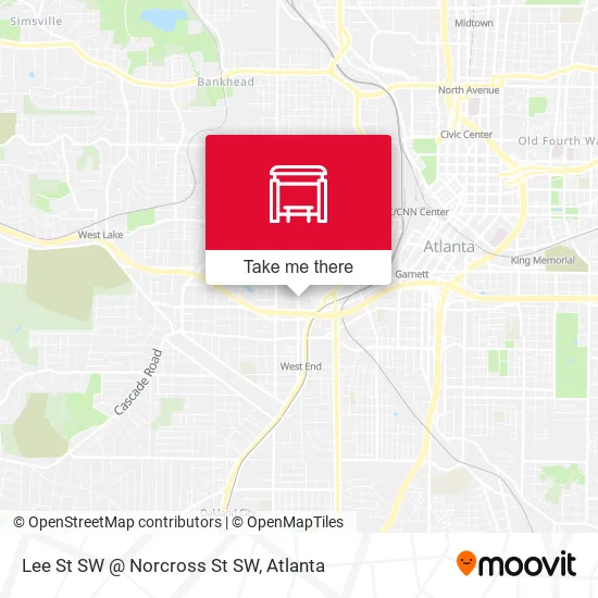 Mapa de Lee St SW @ Norcross St SW