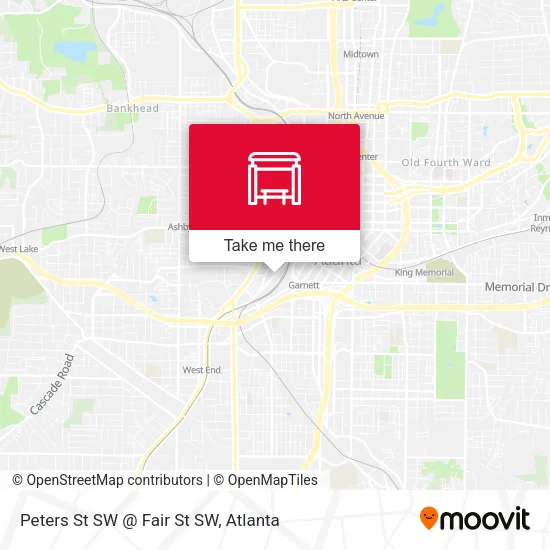 Mapa de Peters St SW @ Fair St SW