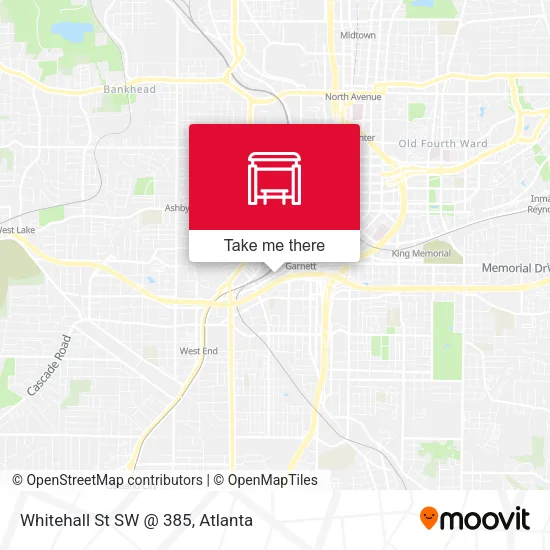 Mapa de Whitehall St SW @ 385