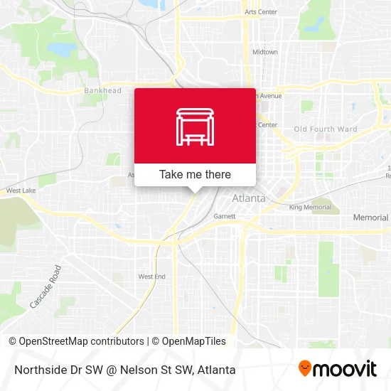 Mapa de Northside Dr SW @ Nelson St SW