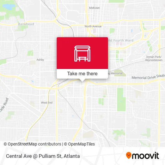 Mapa de Central Ave @ Pulliam St